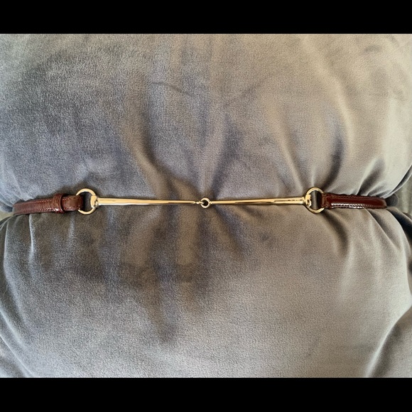 Gucci Accessories - Gucci Brown and Gold Women's Belt